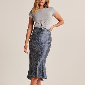 Abercrombie Satin Midaxi Skirt